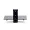 STARTECH Floating Wall-Mounted AV Shelf, Adjustable Height Shelf For Under TV, Organize A/V Equipment On Black Tempered Glass Shelf 1B-WALL-MOUNT-SHELF small