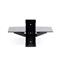 STARTECH Floating Wall-Mounted AV Shelf, Adjustable Height Shelf For Under TV, Organize A/V Equipment On Black Tempered Glass Shelf 1B-WALL-MOUNT-SHELF small
