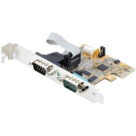 STARTECH 2-Port PCI Express Serial Card, Dual Port PCIe to RS232 (DB9) Serial Card, 16C1050 UART, Standard or Low Profile Brackets 21050-PC-SERIAL-CARD small