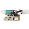 STARTECH 2-Port PCI Express Serial Card, Dual Port PCIe to RS232 (DB9) Serial Card, 16C1050 UART, Standard or Low Profile Brackets 21050-PC-SERIAL-CARD small