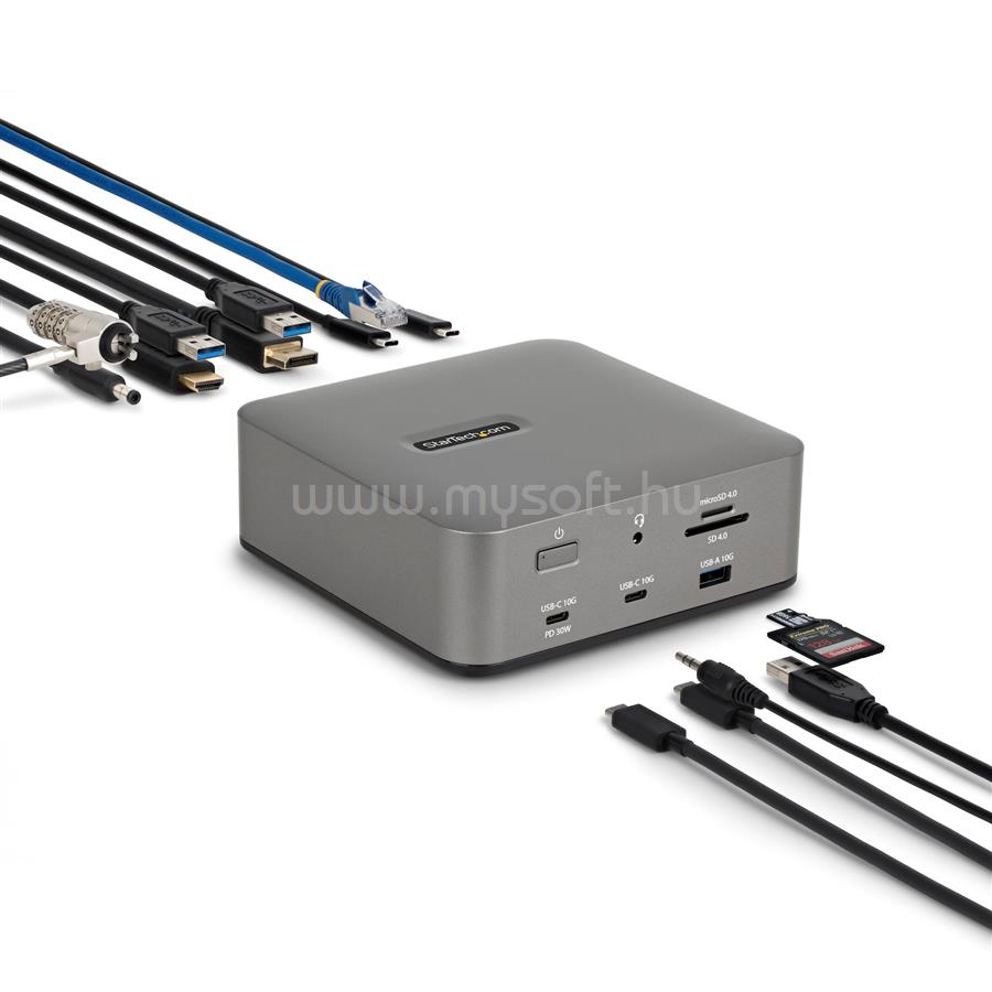 STARTECH Thunderbolt 5 Universal Docking Station, Multi-Display Hub, 8K 60Hz or 4K 144Hz, 120Gbps Bandwidth Boost, 140W PD, 30W Phone Charging, USB 10Gbps, 2.5G LAN
