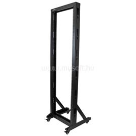 STARTECH 42U 2-Post Open Frame Server Rack, 19in Rolling IT Rack with 661lb (300kg) Weight Capacity, Space-Saving Floor-Standing Network Rack 2POSTRACK42 small