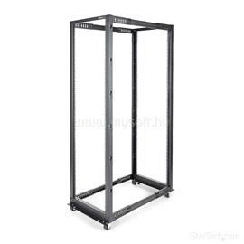 STARTECH 42U 4-Post Server Rack, 19in Open Frame Rack with 40in (101cm) Mounting Depth and 1323lb (600kg) Weight Capacity, Mobile or Floor Mount IT Rack 4POSTRACK42 small