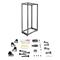STARTECH 42U 4-Post Server Rack, 19in Open Frame Rack with 40in (101cm) Mounting Depth and 1323lb (600kg) Weight Capacity, Mobile or Floor Mount IT Rack 4POSTRACK42 small
