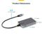 STARTECH 4-Port USB-A Hub, 5Gbps, Bus Powered, USB-A to 4x USB-A Hub with USB-C Auxiliary Power Input 5G4AC-USB-A-HUB small
