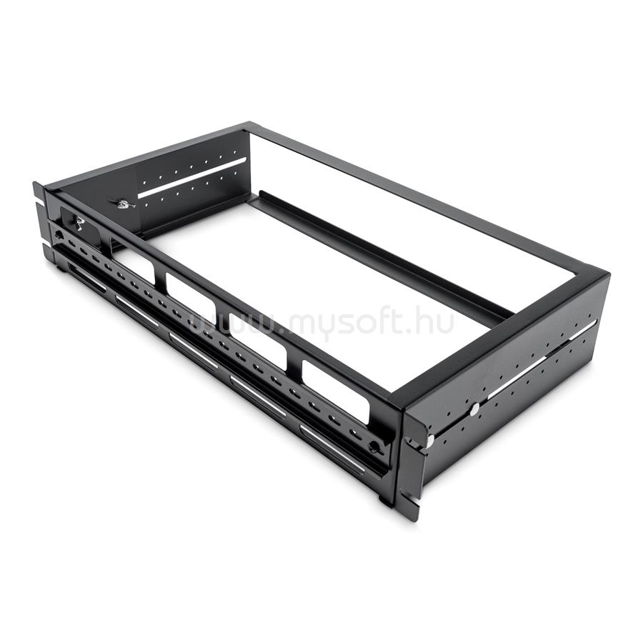 STARTECH 2U DIN Rail Kit for Standard 19" Rack - Adjustable Depth Rackmount DIN Rail with Top Hat, Mini, G Rails, 27lbs/12.5kg Weight Capacity