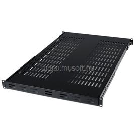 STARTECH 1U Adjustable Vented Server Rack Mount Shelf - 175lbs - 19.5 to 38in Adjustable Mounting Depth Universal Tray for 19" AV/ Network Equipment Rack ADJSHELF small