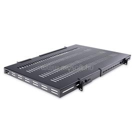 STARTECH 1U 4-Post Adjustable Vented Server Rack Mount Shelf - 330lbs(150 kg) - 19.5 to 38in Adjustable Mounting Depth Universal Tray for 19" AV/ Network Equipment Rack - 27.5in Deep ADJSHELFHDV small