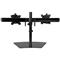 STARTECH Dual-Monitor Stand - Horizontal - Black - For up to 24