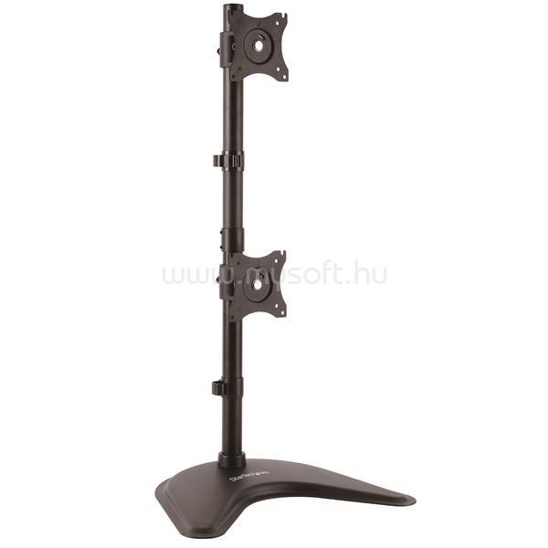 STARTECH Dual-Monitor Stand, Vertical - For up to two 27" or 34" Ultrawide (22lb/10kg) VESA Mount Displays