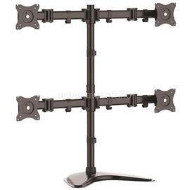 STARTECH Quad-Monitor Desktop Stand - Articulating - For up to 27" (17.6lb/8kg) Displays ARMBARQUAD small