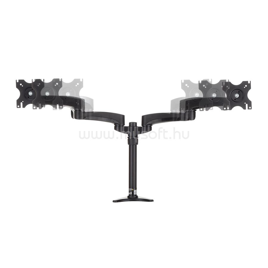 STARTECH Desk-Mount Dual Monitor Arm - Articulating - For up to 24" (29.9lb/13.6kg) Displays