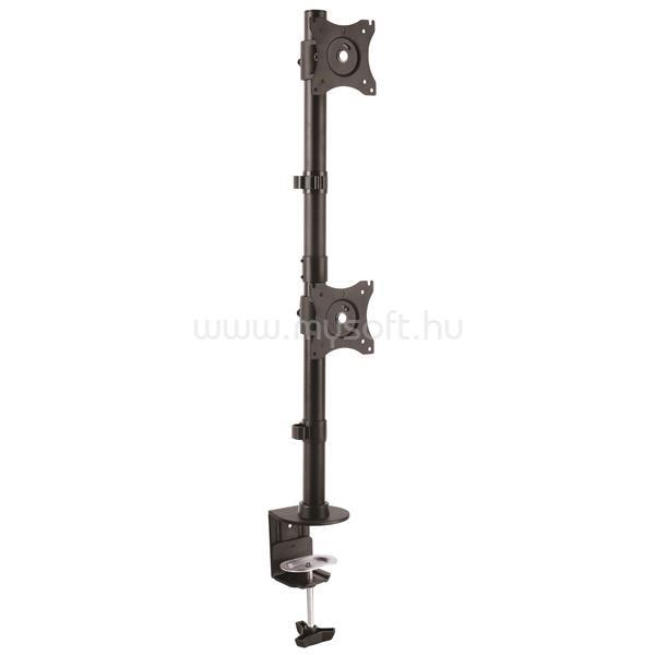 STARTECH Desk-Mount Dual Monitor Mount, Vertical, Steel - For up to two 27" or 34" Ultrawide (22lb/10kg) VESA Mount Displays