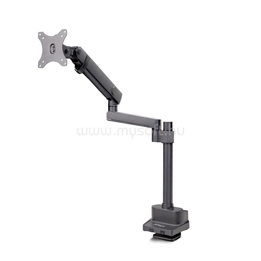 STARTECH Desk Mount Monitor Arm, Up to 40-inch Screen/17.6lb (8kg), Mechanical Spring-Assisted Arm, C-Clamp/Grommet, Top-Down Installation, Toolless Adjustment