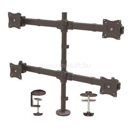 STARTECH Desk Mount Quad Monitor Arm - Ergonomic VESA 4 Monitor Mount 2x2 up to 27" (17.6lb/8kg) ARMQUAD small
