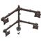 STARTECH Desk Mount Quad Monitor Arm - Ergonomic VESA 4 Monitor Mount 2x2 up to 27