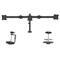 STARTECH Desk Mount Triple Monitor Arm - Ergonomic VESA 3 Monitor Mount up to 27