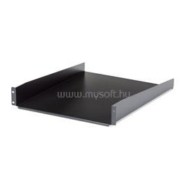 STARTECH 2U Server Rack Shelf - Universal Rack Mount Cantilever Shelf for 19" Network Equipment Rack & Cabinet - Heavy Duty Steel - Weight Capacity 50lb/23kg - 22" Deep Tray, Black CABSHELF22 small