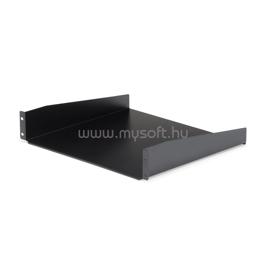 STARTECH 2U Server Rack Shelf - Universal Rack Mount Cantilever Shelf for 19" Network Equipment Rack & Cabinet - Heavy Duty Steel - Weight Capacity 44lb/20kg - 16" Deep Tray
