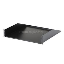 STARTECH 2U Server Rack Shelf - Universal Rack Mount Cantilever Shelf for 19" Network Equipment Rack & Cabinet - Heavy Duty Steel - Weight Capacity 125lb/56kg - 18" Deep Tray, Black CABSHELFHD small