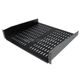 STARTECH 2U Server Rack Shelf - Universal Vented Rack Mount Cantilever Tray for 19" Network Equipment Rack & Cabinet - Heavy Duty Steel - Weight Capacity 50lb/23kg - 16" Deep Shelf, Black CABSHELFV small