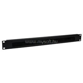 STARTECH 1U High-density Brush Strip Cable Management Panel, Sturdy Steel Horizontal Data Centre Cable Organizer CMBRUSH1U small