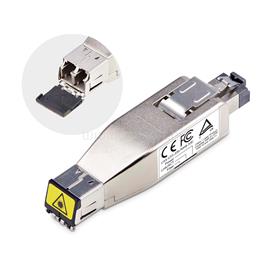 STARTECH Gigabit Fiber to RJ45 Ethernet Media Converter Dongle, Optical Singlemode 10km/Multimode 800m D01ML55P-FIBER-MEDIA small