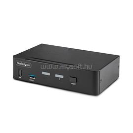 STARTECH 2-Port DisplayPort KVM Switch, 8K 60Hz / 4K 144Hz, Single Display, DP 1.4, 2x USB 3.0 Ports, 4x USB 2.0 HID Ports D86A2-2-PORT-8K-KVM small