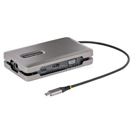 STARTECH USB-C Dual Monitor Multiport Adapter up to 4K 60Hz USB-C DP Alt Mode Video Output & HDMI 2.0, or 1080p VGA, 100W PD Pass-Through, USB Type C Mini Dock DKM31C3HVCPD small