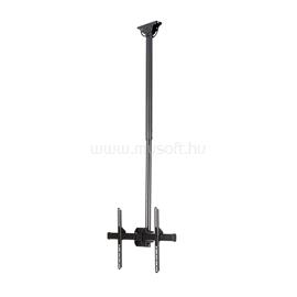 STARTECH TV Ceiling Mount - Full-Motion Universal Hanging Single Screen Mount with Adjustable Telescopic Pole - Tilt / Swivel - VESA Bracket for 32"-75" Displays FLATPNLCEIL small