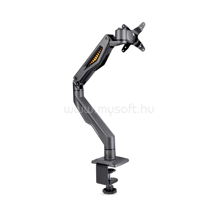 STARTECH Desk Mount Monitor Arm, Up To 32" Display, Max 22lb/10kg, VESA 75x75/100x100, C-Clamp, Fully Articulating, Mechanical Spring