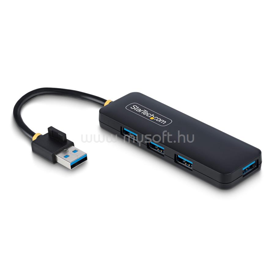 STARTECH 4-Port USB-A Hub, 5Gbps, Bus Powered, Small Travel Mini USB Hub