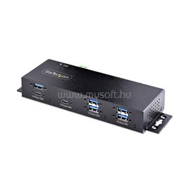 STARTECH 7-Port Industrial USB 10Gbps Hub with Power Adapter, Metal, Mountable, 5x USB-A and 2x USB-C Downstream Ports HB31C5A2CME small