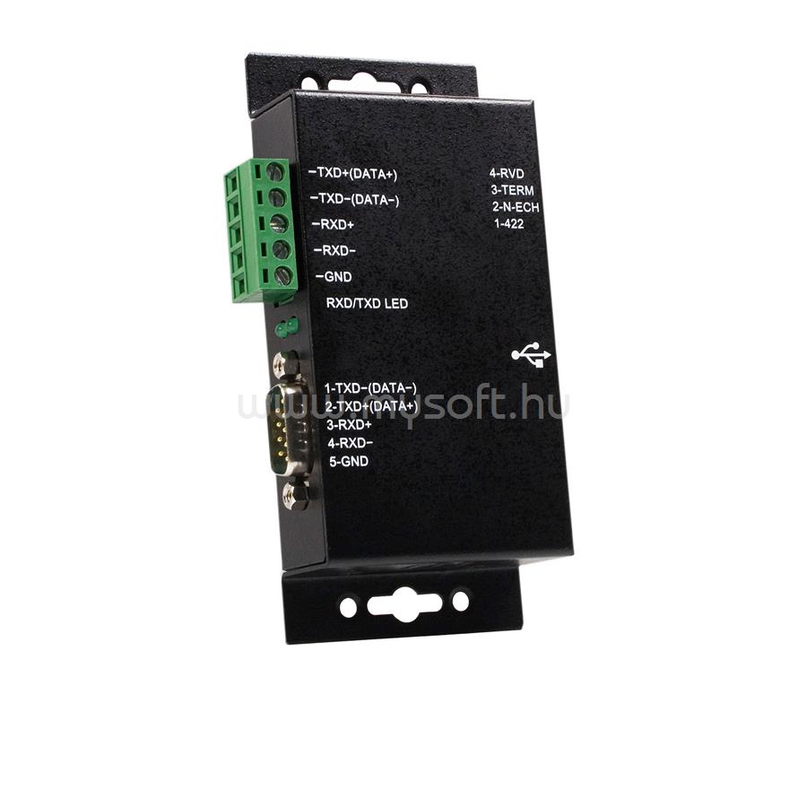 STARTECH 1 Port Metal Industrial USB to RS422/RS485 Serial Adapter w/ Isolation
