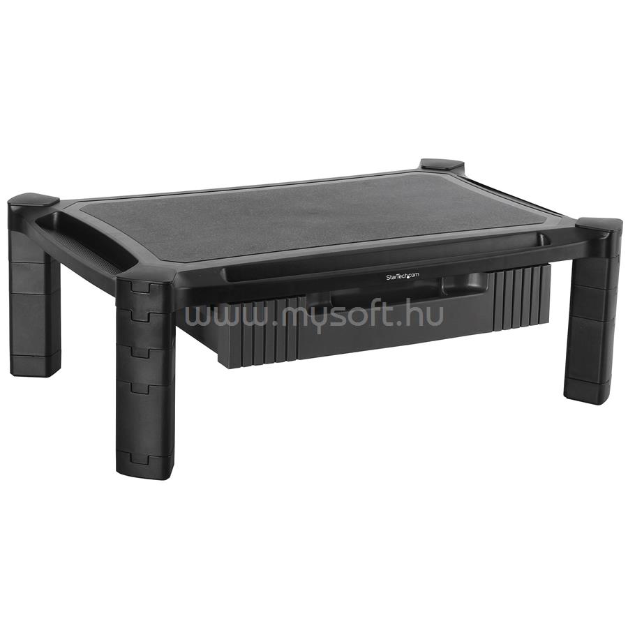 STARTECH Monitor Riser with Drawer - Height Adjustable - Large - For up to 32" (22lb/10kg) Displays