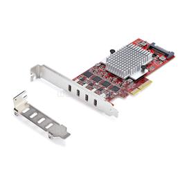 STARTECH 4-Port USB Type-C PCIe Card, USB 3.2 10Gbps, USB-C PCI Express Expansion Card P10Q4C-USB-CARD small