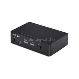 STARTECH 2-Port DisplayPort KVM Switch, 4K 60Hz, DP 1.2, EDID Management, 2-Port USB 3.0 Hub, 4x USB HID Ports P2AD122-KVM-SWITCH small