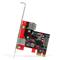 STARTECH 2 port PCI Express SuperSpeed USB 3.0 Card with UASP Support - 5Gbps - 1 Internal 1 External PEXUSB3S11 small