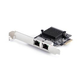 STARTECH 2-Port 5G Gigabit PCIe Network Adapter Card, 5G/2.5G/1G/100M/10M PCI Express LAN Card, Realtek RTL8126 PR25GR-NETWORK-CARD small