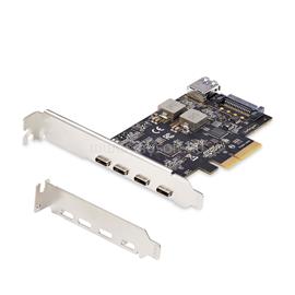 STARTECH 5-Port USB PCIe Card, USB 3.2 10Gbps, PCI Express Card with 4x USB-C Ports, 1x USB-A Internal Port PS4C3IA3-USB-C-CARD small