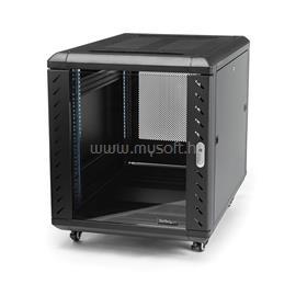 STARTECH 12U Enterprise-Grade Server Rack Cabinet, 19in Enclosed 4-Post Rack with 29in (75cm) Mounting Depth and 1764lb (800kg) Weight Capacity RK1236BKF small