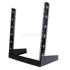 STARTECH 12U 19" Desktop Open Frame Rack - 2 Post Free-Standing Network Rack Switch Depth for Patch Panel/Data/AV/Communication/Studio Equipment 110lb(50kg) Capacity w/Cage Nuts/Screws RK12OD small