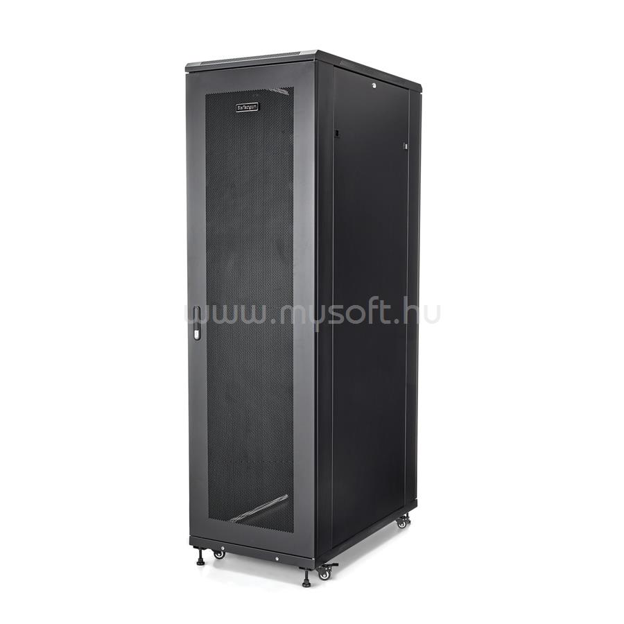STARTECH 42U Enterprise-Grade Server Rack Cabinet, 19in Enclosed 4-Post Rack with 36in (91cm) Mounting Depth and 2000lb (900kg) Weight Capacity
