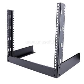STARTECH 2-Post 8U Desktop Server Rack, Small Open Frame 19in Computer Rack, Compact Network Rack for AV / Studio / Data / IT Equipment RK8OD small