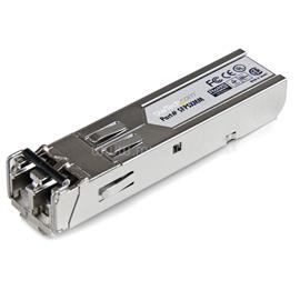 STARTECH MSA Uncoded SFP Module - 1000BASE-SX - 1GbE Multi Mode Fiber (MMF) Optic Transceiver - 1GE Gigabit Ethernet SFP - LC 550m - 850nm - DDM SFPSXMM small