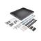 STARTECH 1U Sliding Server Rack Mount Keyboard Shelf Tray, 55lbs (25Kg), 22in (55cm) Deep Steel Pull Out Drawer for 19
