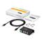 STARTECH 4-Port USB 2.0 Hub - Metal Industrial USB-A Hub - Din Rail, Wall or Desk Mountable USB Data Hub ST4200USBM small