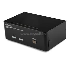 STARTECH 2 Port Dual DisplayPort USB KVM Switch with Audio & USB 2.0 Hub SV231DPDDUA small