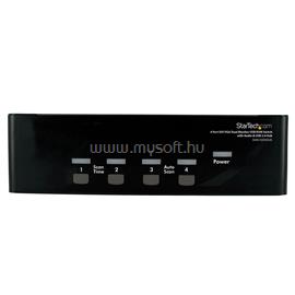 STARTECH 4 Port DVI VGA Dual Monitor KVM Switch USB with Audio & USB 2.0 Hub SV431DDVDUA small