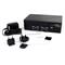 STARTECH 4 Port DVI VGA Dual Monitor KVM Switch USB with Audio & USB 2.0 Hub SV431DDVDUA small